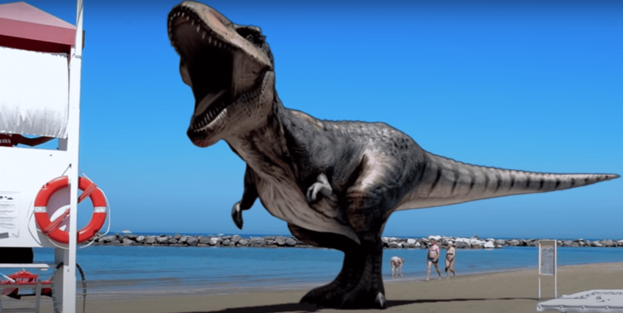 Dinosauri in spiaggia? Con Google Search per Android e iOS ora si può
