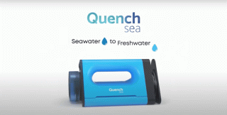Quench sea: il dispositivo portatile che rende potabile l’acqua marina