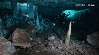 Antica miniera di 12.000 anni fa scoperta nelle grotte sottomarine della costa messicana