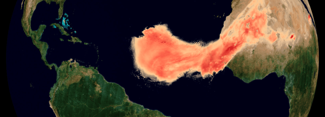 Tempesta di sabbia sahariana quest’anno da record: ecco il video dell’ESA