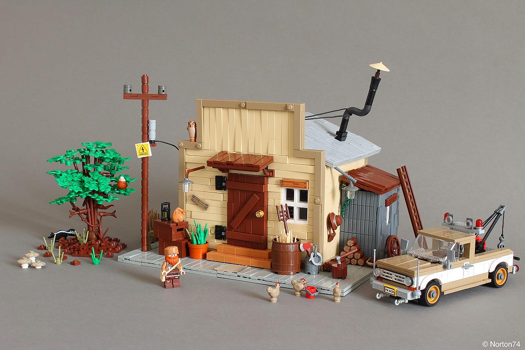 Joe’s cottage, un altro capolavoro LEGO di Andrea legato alla natura