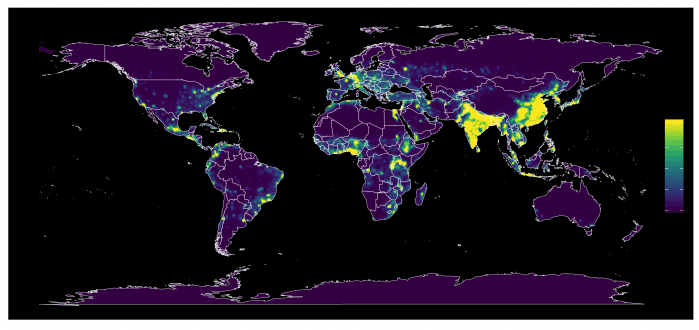 mappa contagio zoonosi