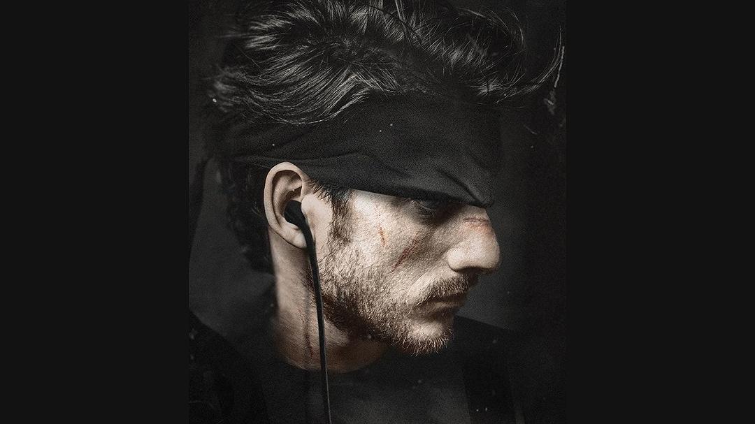 Luca Marinelli è Solid Snake nella fanart di BossLogic