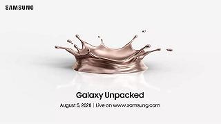 Samsung presenterà il nuovo Galaxy Note 20 il 5 agosto