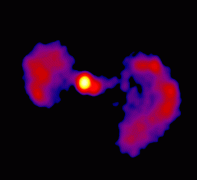 TXS 0128+554: la galassia che ricorda un TIE Fighter
