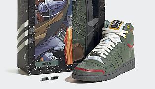 Adidas Boba Fett Top Ten Hi Star Wars disponibili dal 25 settembre anche in Italia