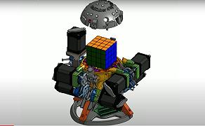 BallCuber: il robot che risolve un cubo di Rubik 4x4x4