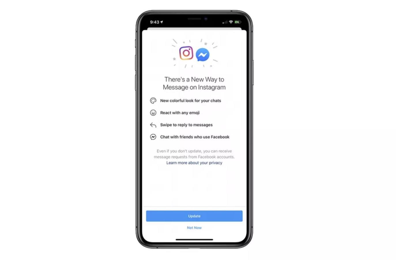 Instagram ha unito i Direct con Facebook Messenger