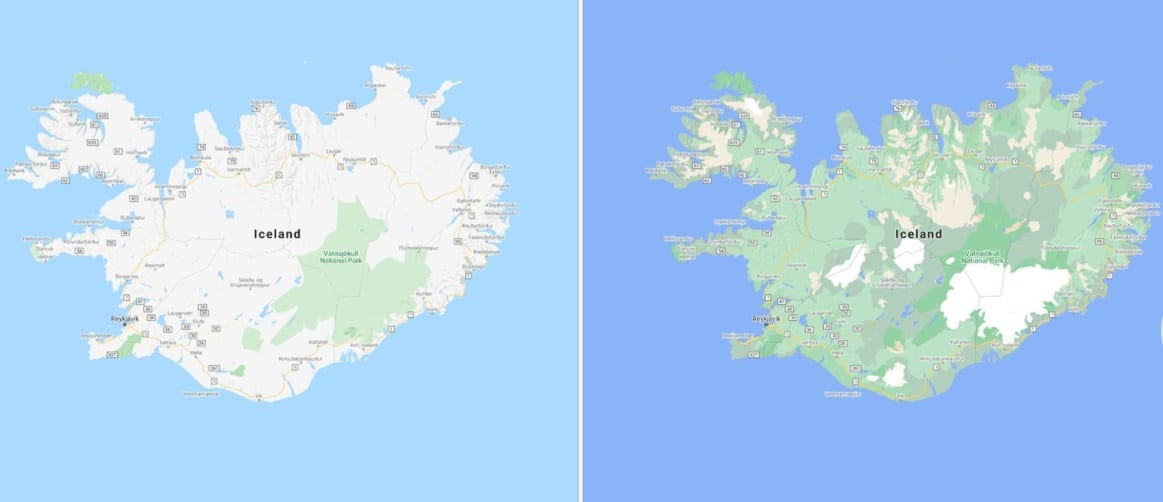 Google Maps, le mappe diventano più dettagliate e “colorate”