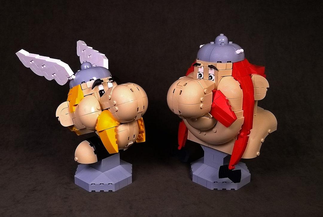 Asterix e Obelix: i busti di ZetoVince su LEGO Ideas [AGGIORNATO]