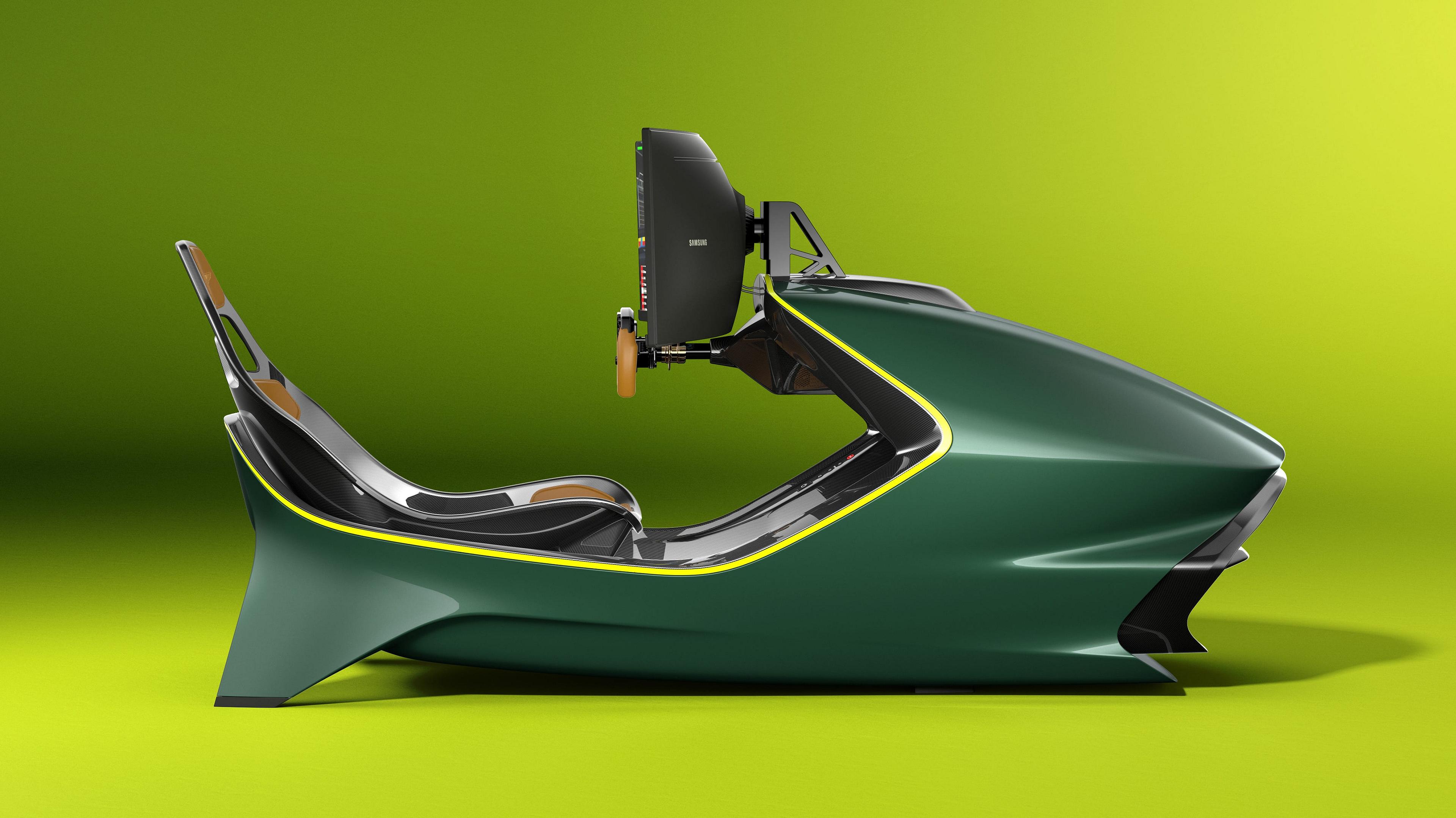 Aston Martin ha presentato una postazione da SimRacing da 60mila euro