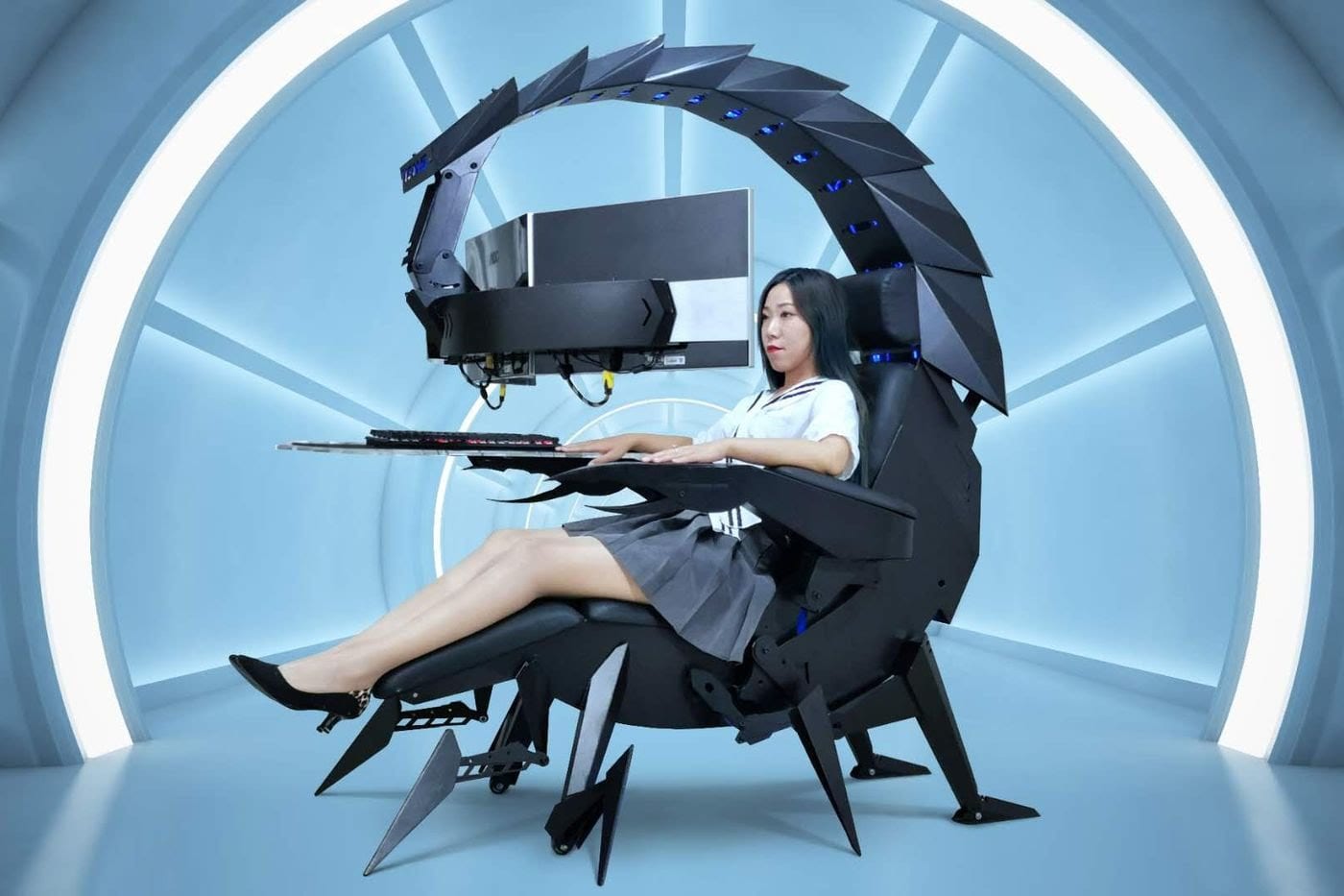 Sedie da gaming: ecco lo scorpione “tuttofare” Cluvens IW-SK