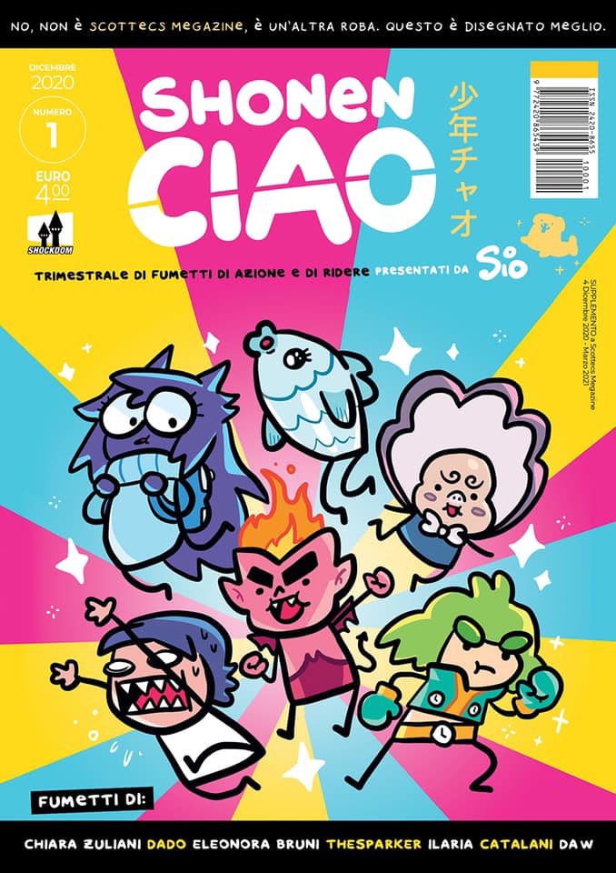 Sio presenta la sua nuova rivista a fumetti dal titolo Shonen Ciao Lega Nerd