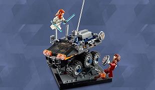 LEGO Black Widow: prime immagini del set esclusivo Taskmaster’s Ambush