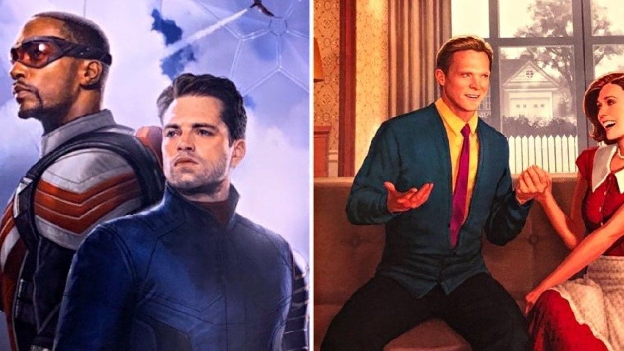The Falcon and the Winter Soldier e WandaVision: ecco le promo art