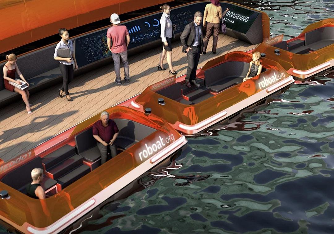 Roboat II, la barca autonoma del MIT naviga con successo nei canali di Amsterdam (video)