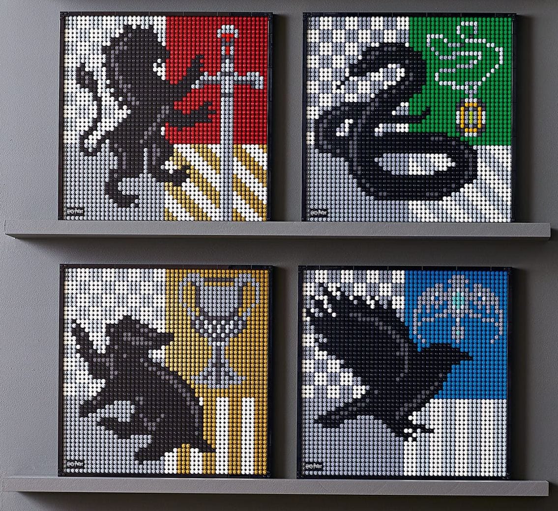 LEGO Art, prime immagini dei mosaici dedicati al mondo di Harry Potter [AGGIORNATO]