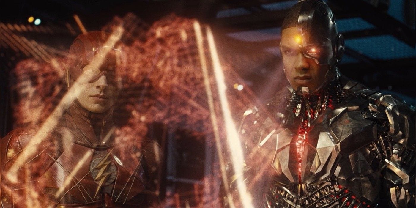 Justice League: le prime immagini di Cyborg e Flash nella battaglia finale