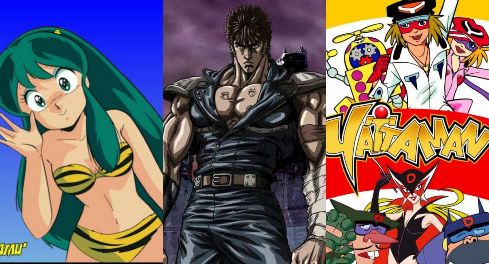 Ken il Guerriero, Lamù, Yattaman sono ora disponibili su Prime Video