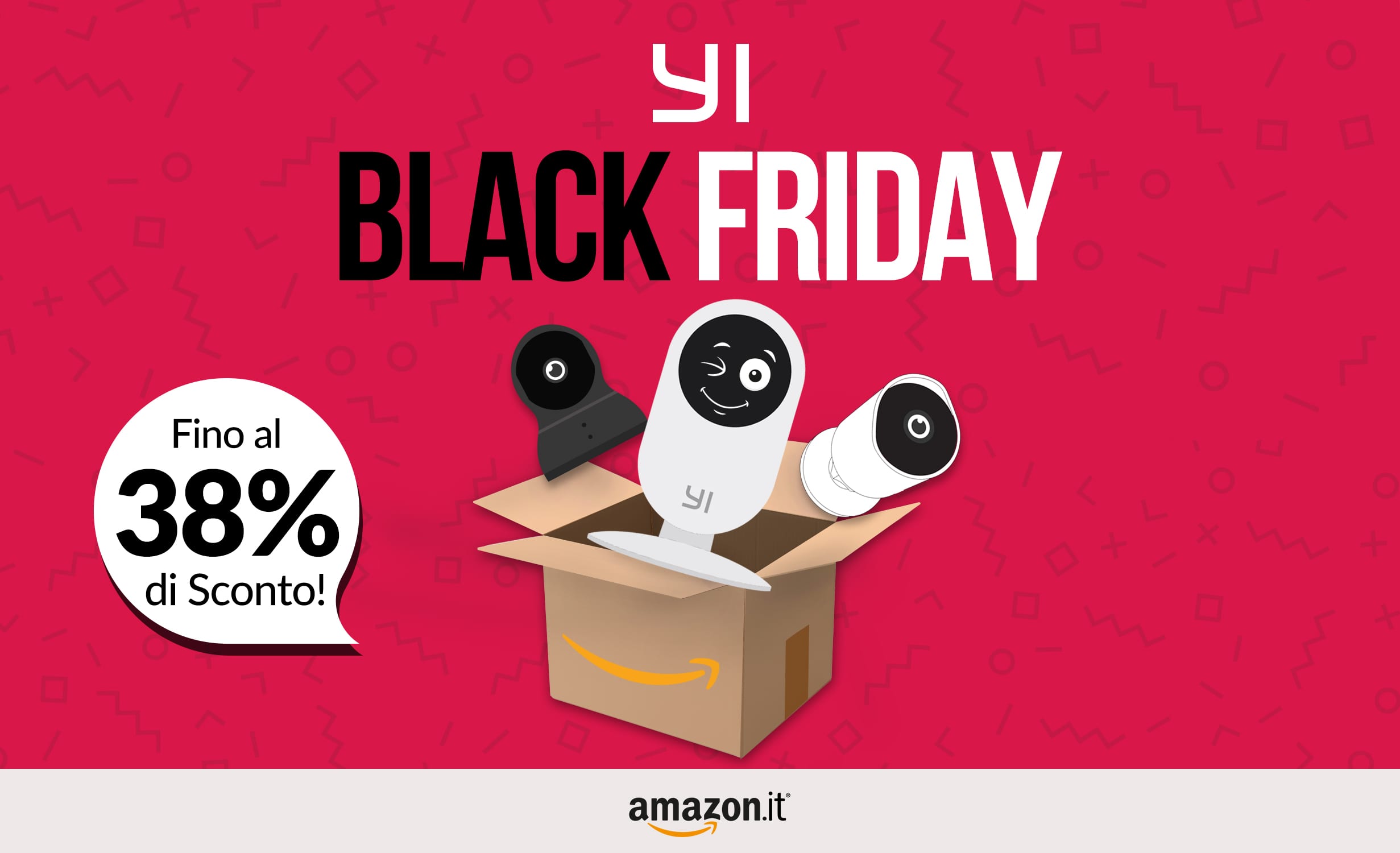Black Friday di YI Technology: le migliori camere di sorveglianza smart in offerta