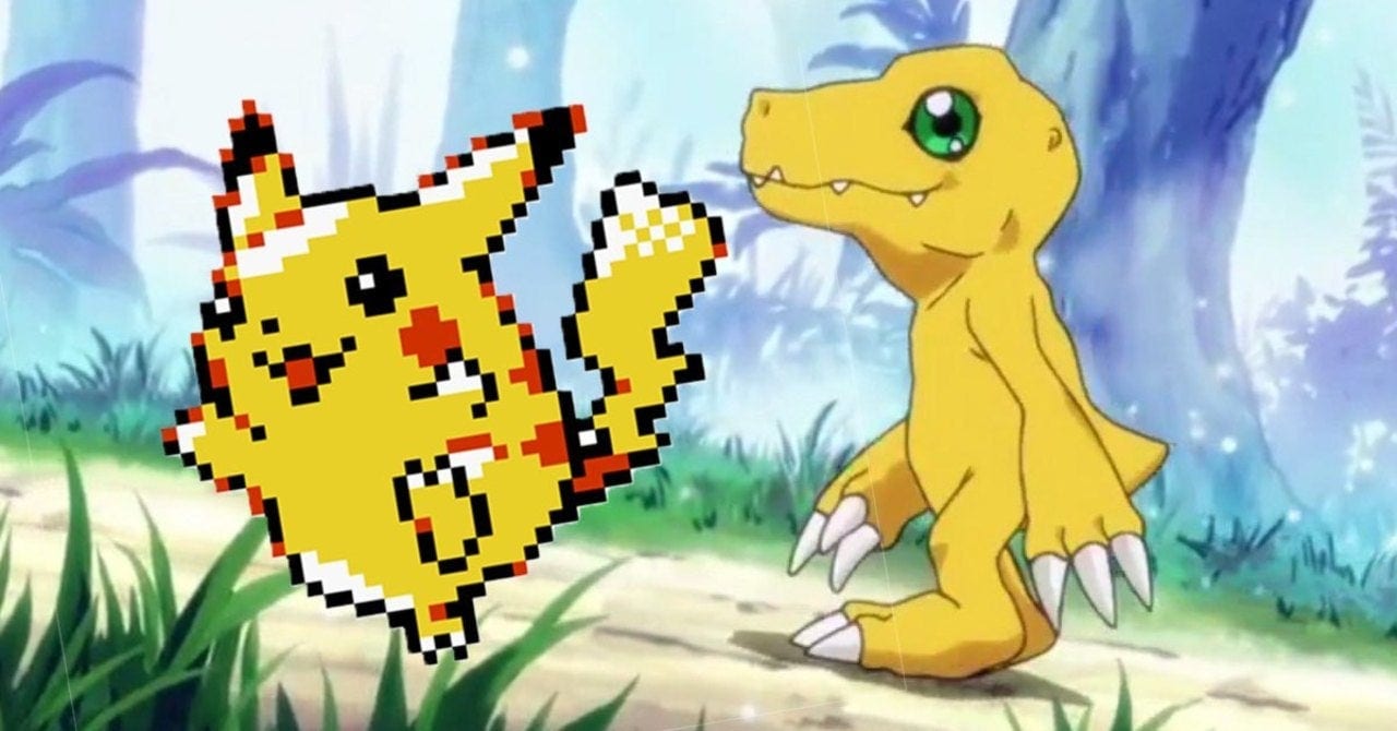 Pokemon e Digimon si incontrano in questo crossover di Halloween