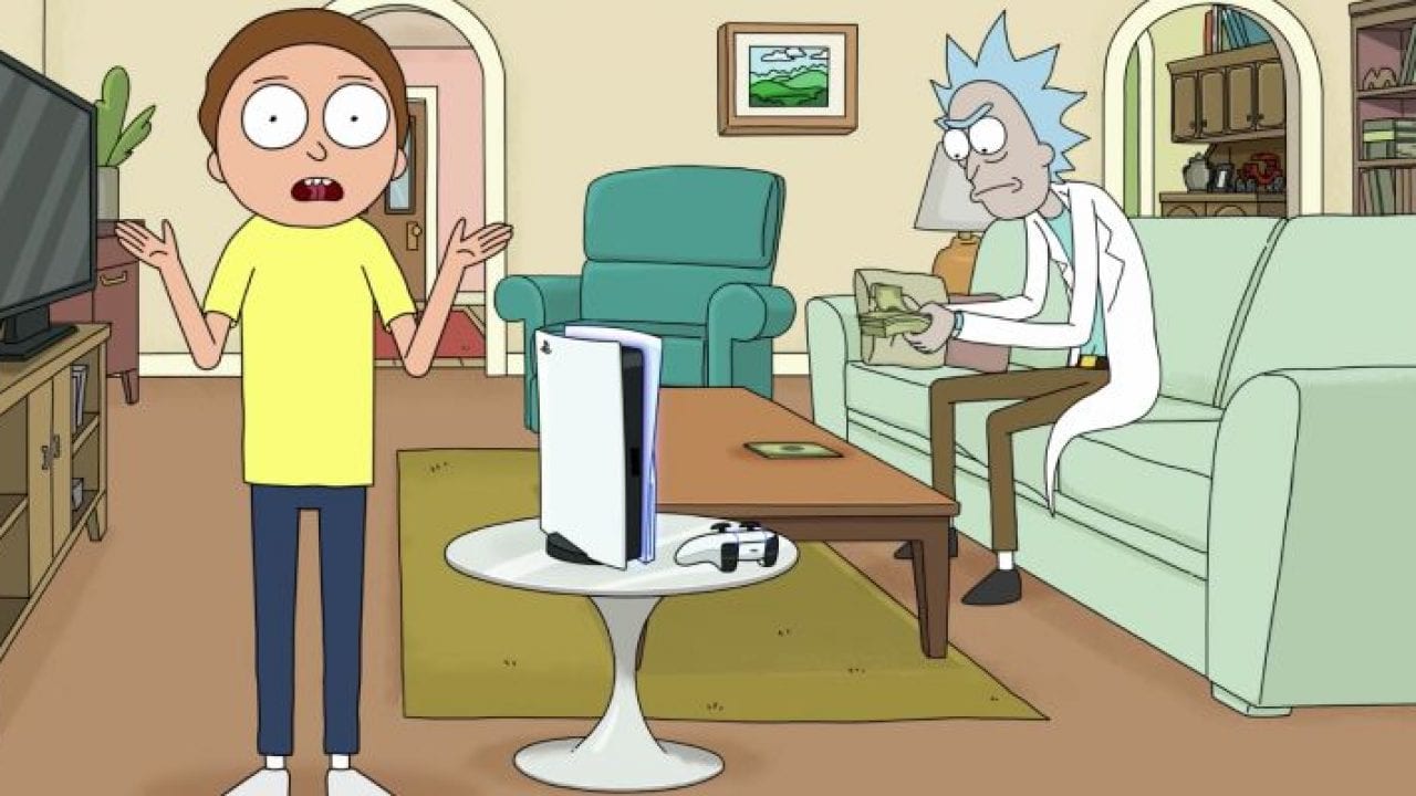 Rick and Morty testimonial di PS5 in un divertente spot