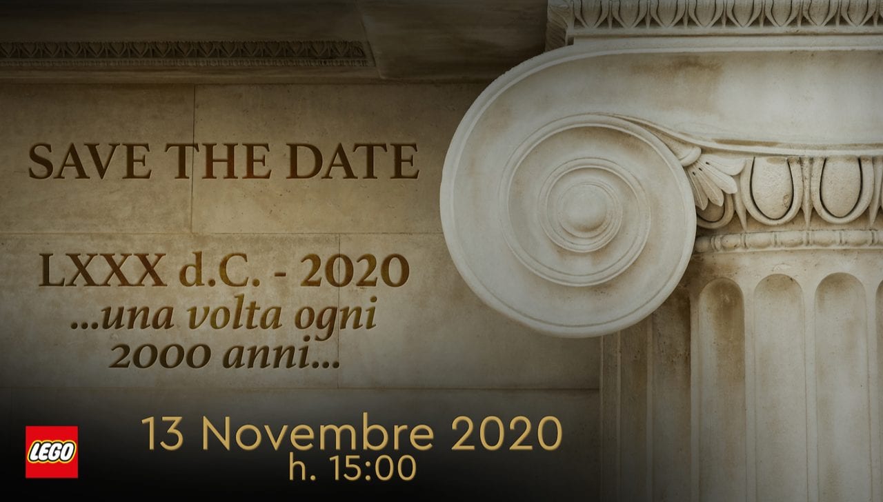 LEGO Colosseo: il teaser della presentazione per venerdì 13