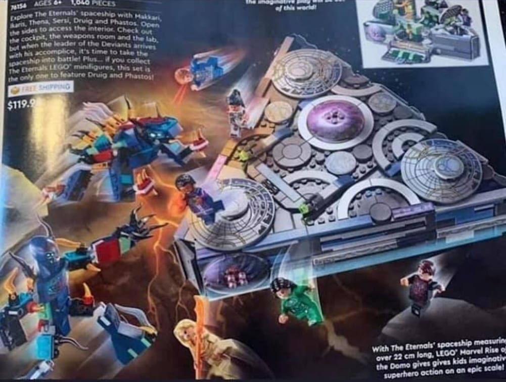 LEGO Eternals, prime foto dei set dedicati al nuovo cinecomic Marvel