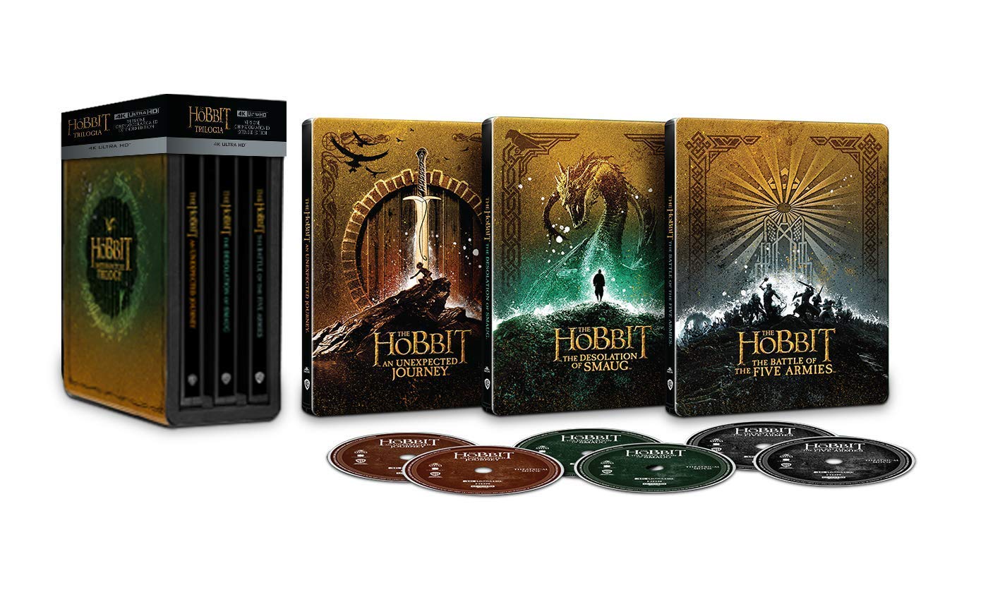 Lo Hobbit: il 2 dicembre arriva la trilogia steelbook 4K Ultra HD