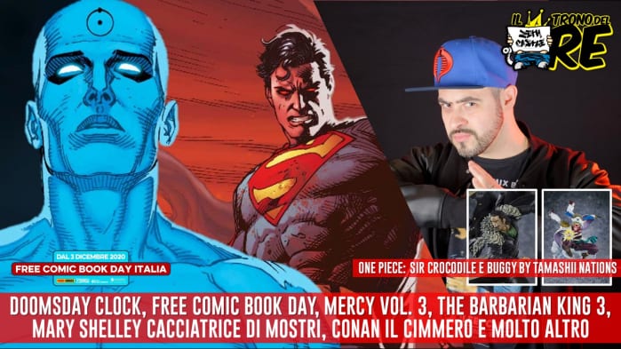 Il Trono del Re: Doomsday Clock, Mercy Vol. 3, The Barbarian King, Crocodile e Buggy (One Piece)