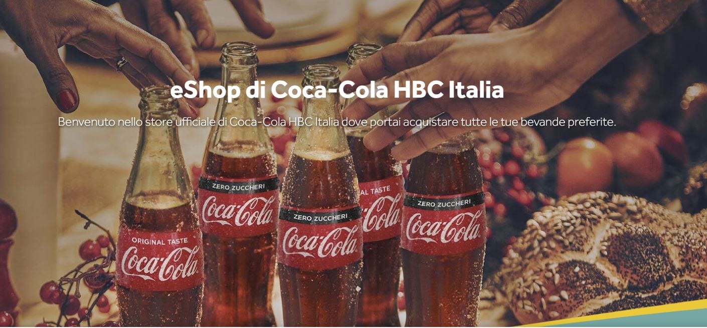 Coca Cola ha aperto un eShop per il mercato italiano