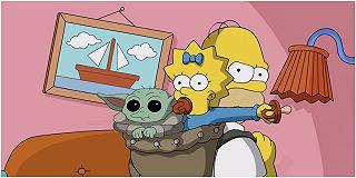 I Simpson: Baby Yoda appare in uno speciale cortometraggio Disney