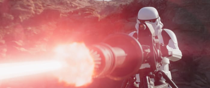 The Mandalorian 2 recensione sesto episodio mitragliatrice stormtrooper