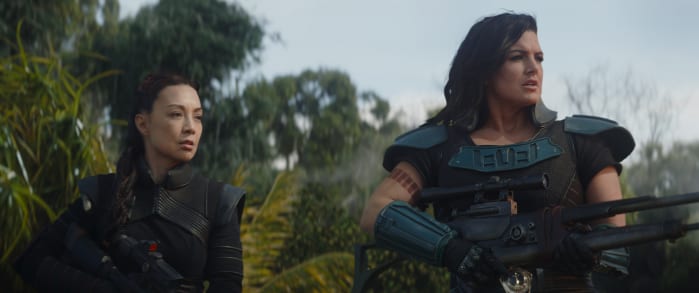 The Mandalorian 2 Cara Dune e Fennec Shand