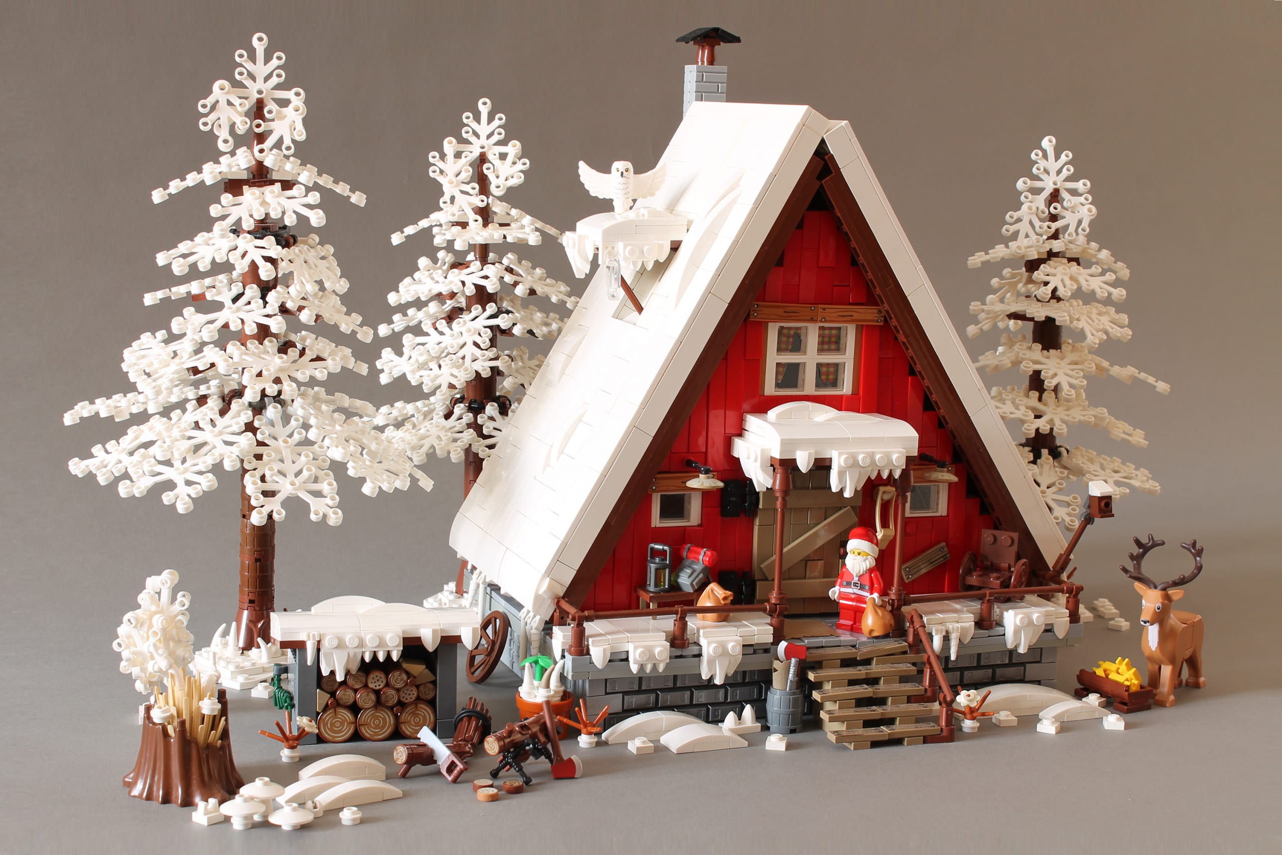 LEGO A-Frame natalizia, la versione innevata della casa di Norton74