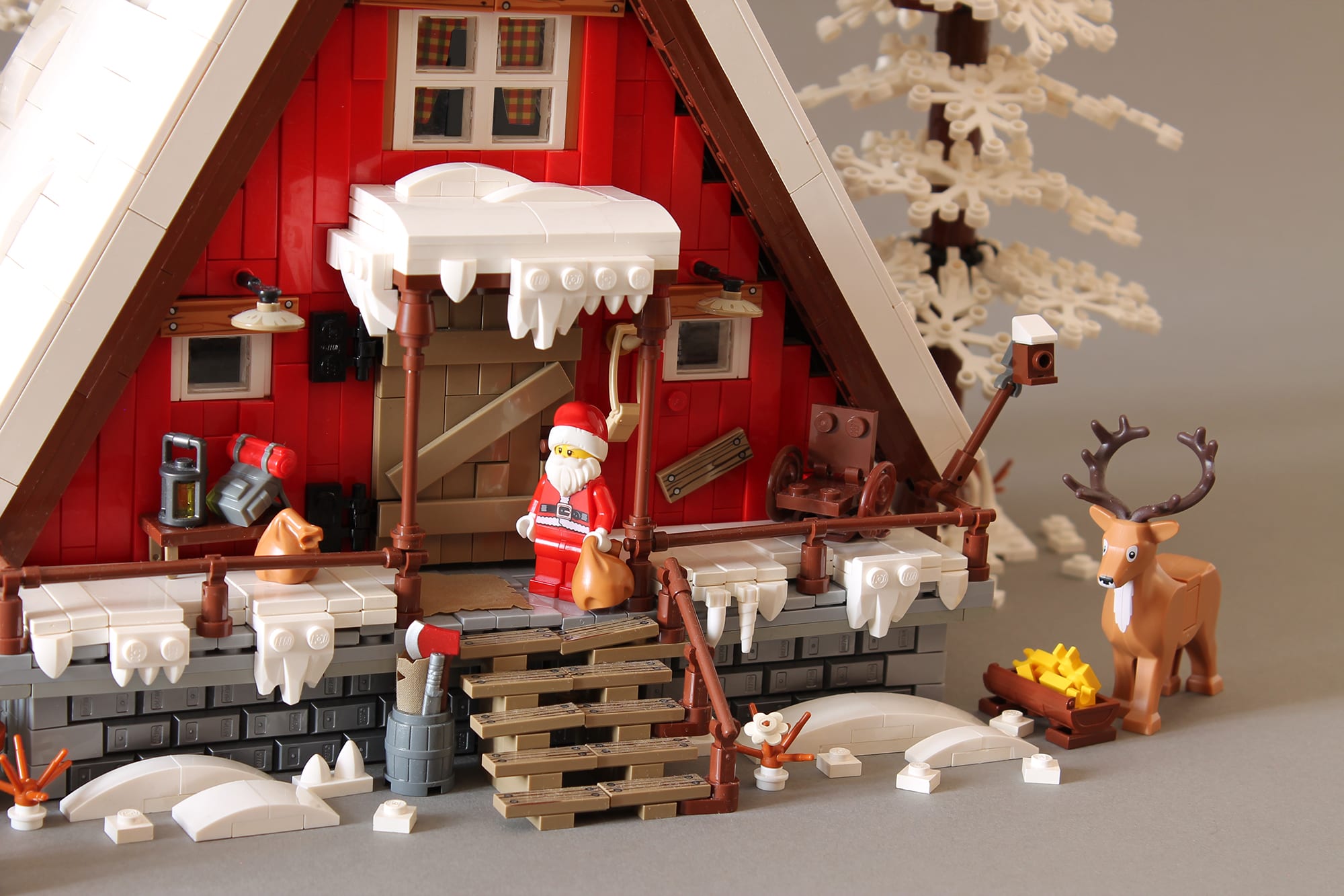 lego winter cabin