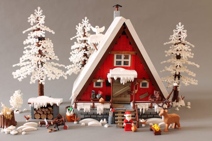 LEGO A-Frame natalizia