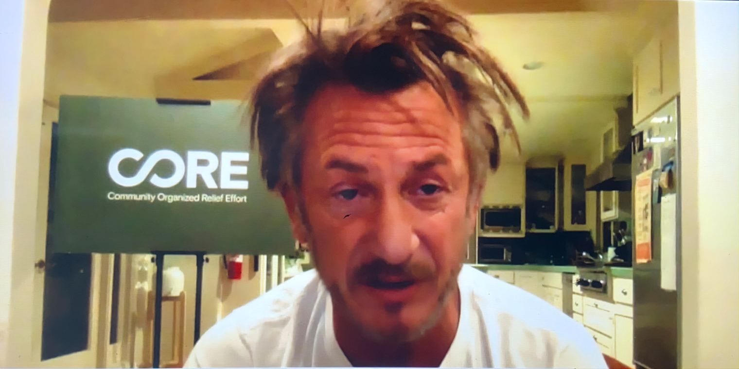 Sean Penn: un attivista simbolo della vita casalinga nel 2020