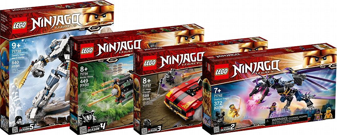 LEGO Ninjago Legacy, svelati i nuovi set del 2021 su LEGO Shop