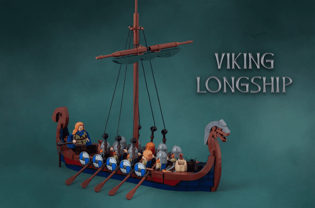 LEGO nave vichinga, il progetto (e le istruzioni) di Jonas Kramm su LEGO Ideas