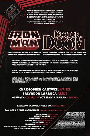 King in Black: le prime tavole dello speciale su Iron Man e Doctor Doom