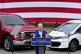 Biden sostituirà la flotta auto del governo con veicoli elettrici