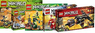 Prototipi LEGO Ninjago, le immagini dei prototipi e la versione finale di alcuni set del tema