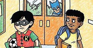 Batman and Robin and Howard: le prime pagine del fumetto di Jeffrey Brown