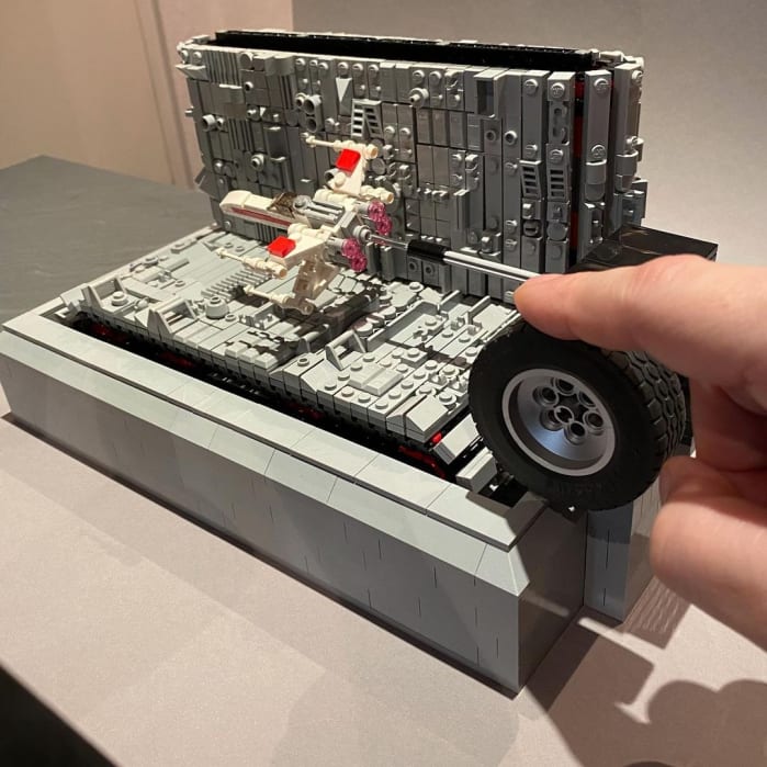 LEGO Death Star Trench Flight
