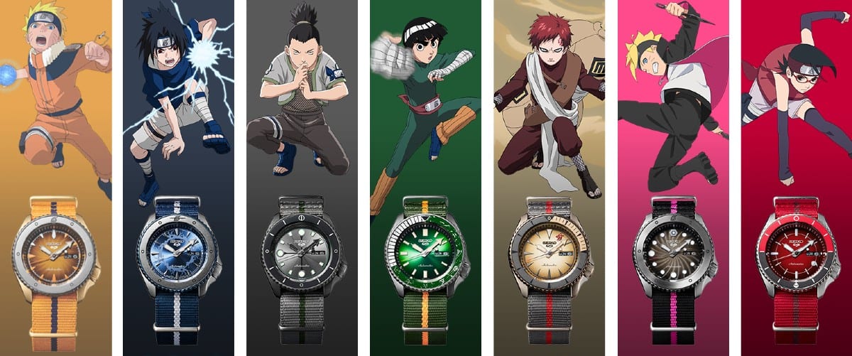 Naruto: gli orologi in edizione limitata firmati da Seiko