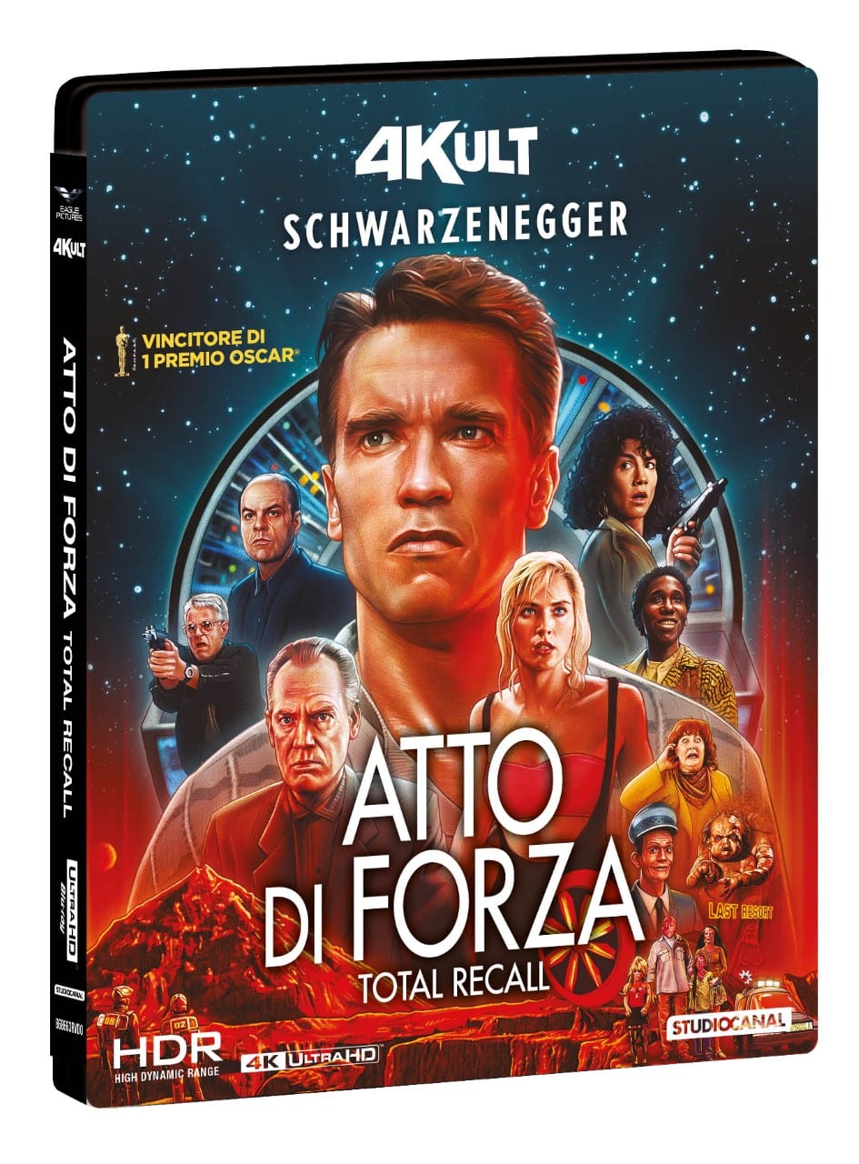 Atto di Forza: il film cult con Arnold Schwarzenegger in 4K edizione limitata