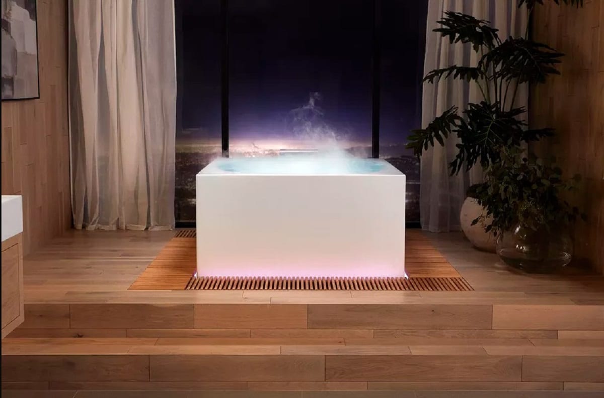 Vasca da bagno smart di Kohler al CES 2021: comandi vocali con Alexa e Google Assistant