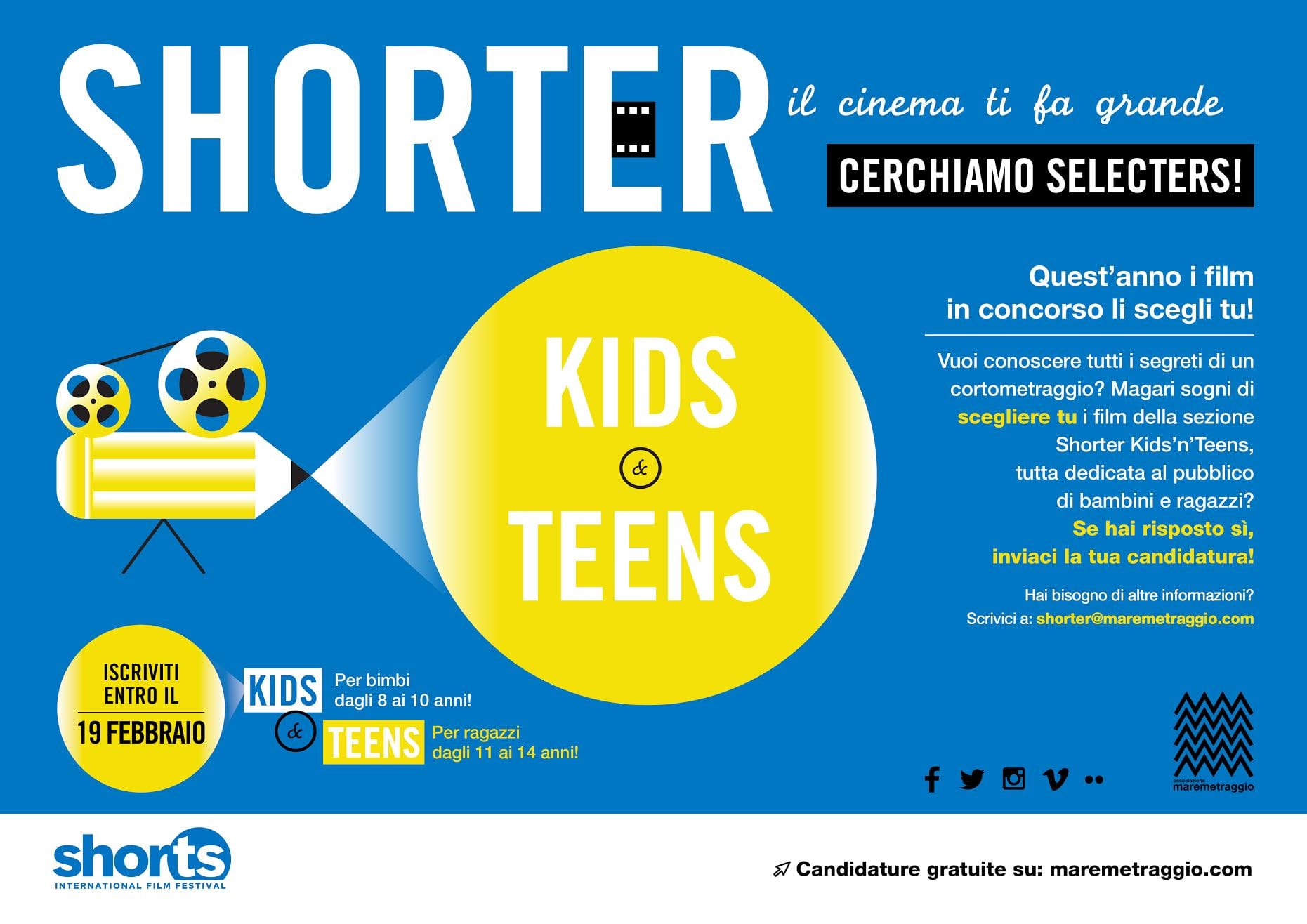 ShorTS International Film Festival: la sezione per bambini e ragazzi