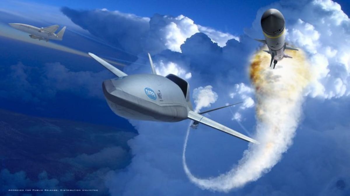 DARPA, i droni potranno direttamente essere "sparati" da altri aerei
